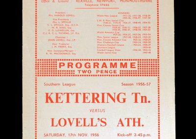 Lovells v Kettering 17.11.1956