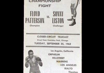 Patterson v Liston 25.09.1962