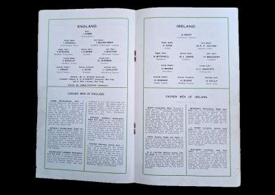 England v Ireland 17.10.1932