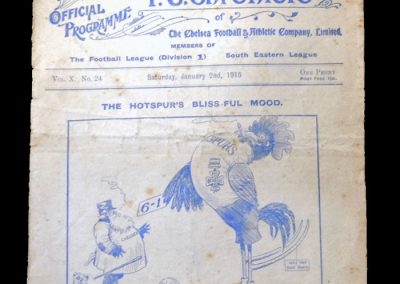 Chelsea v Spurs 02.01.1915