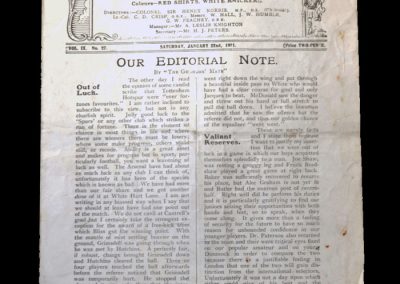 Arsenal v Spurs 22.01.1921