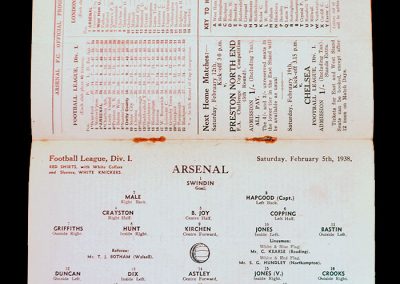 Arsenal v Derby 05.02.1938