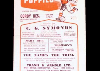 Kettering Reserves v Corby Reserves 06.04.1957