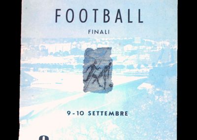 Olympic Games 1960 - Third Place Game Italy v Hungary 09.09.1960 & Final Game Yugoslavia v Dernmark 10.09.1960