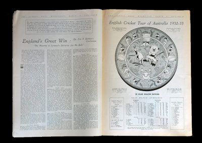 Sydney Mail - Sept 1932 to March 1933 (bodyline reports)