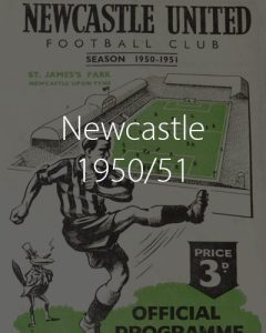Newcastle United Programmes 1950 1951 season Tile Image